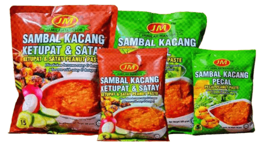 JM, Jamilahmansor, sambal kacang, pecal, ketupat dan satay, muslim produk, IAT, ipoh perak, kacang, jimat mudah enak