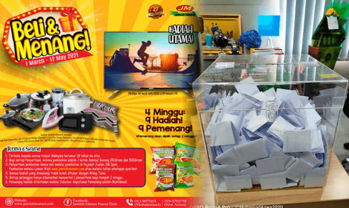 JM - Jamilahmansor - sambal kacang, pecal - ketupat dan satay - muslim produk - IAT - ipoh perak - kacang - jimat - mudah - enak